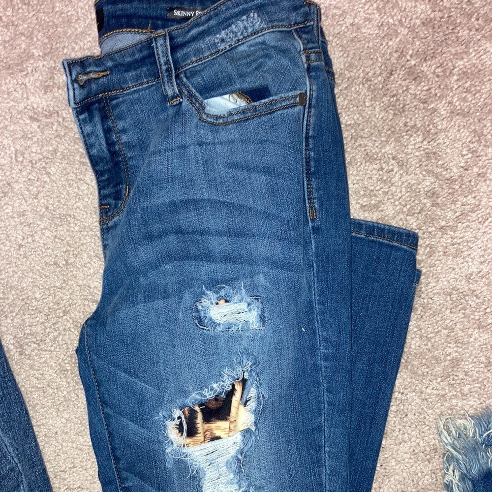 Judy Blue Leopard jeans size 13
